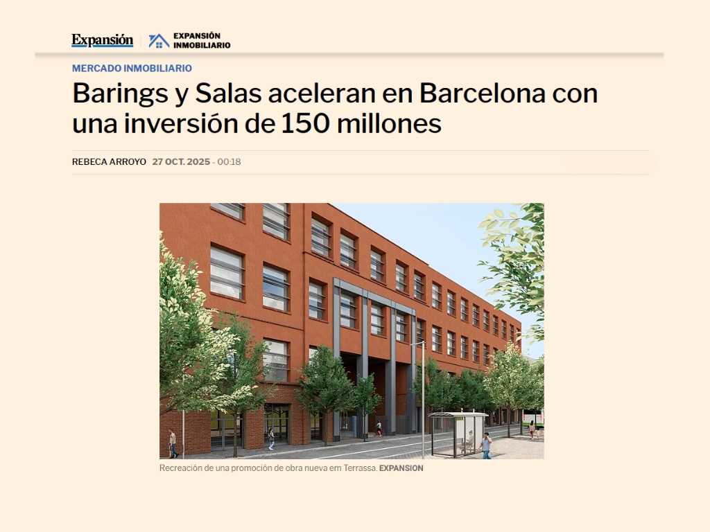 Blog-img-destacada-SALAS i Barings compren 3 sòls a Barcelona per fer 345 habitatges amb una inversió de 150 milions